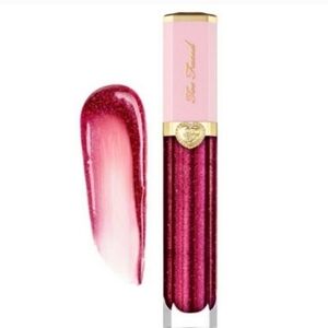 NIB Too Faced Rich & Dazzling Hidden Talents High-Shine Sparkling Lip Gloss